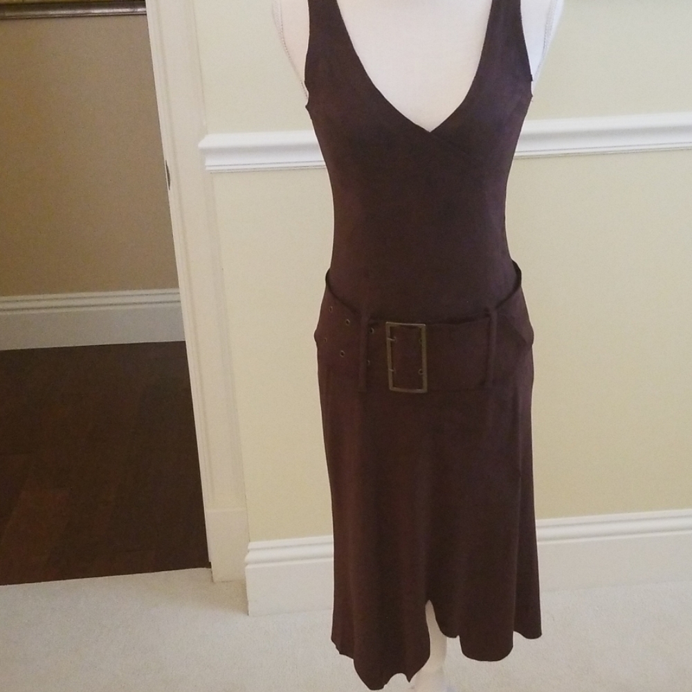 Bebe suede dress